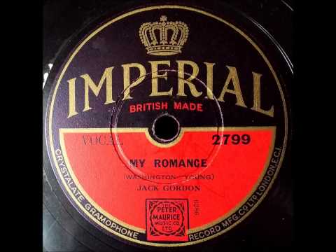 My Romance, Jack Gordon, 1932