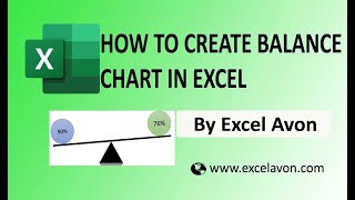 How to Create Balance Chart in Excel