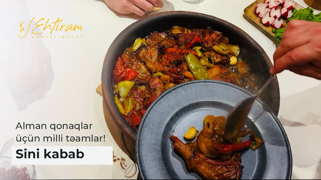 SİNİ KABAB 🇦🇿🇩🇪| Alman qonaqlar üçün milli təamlar