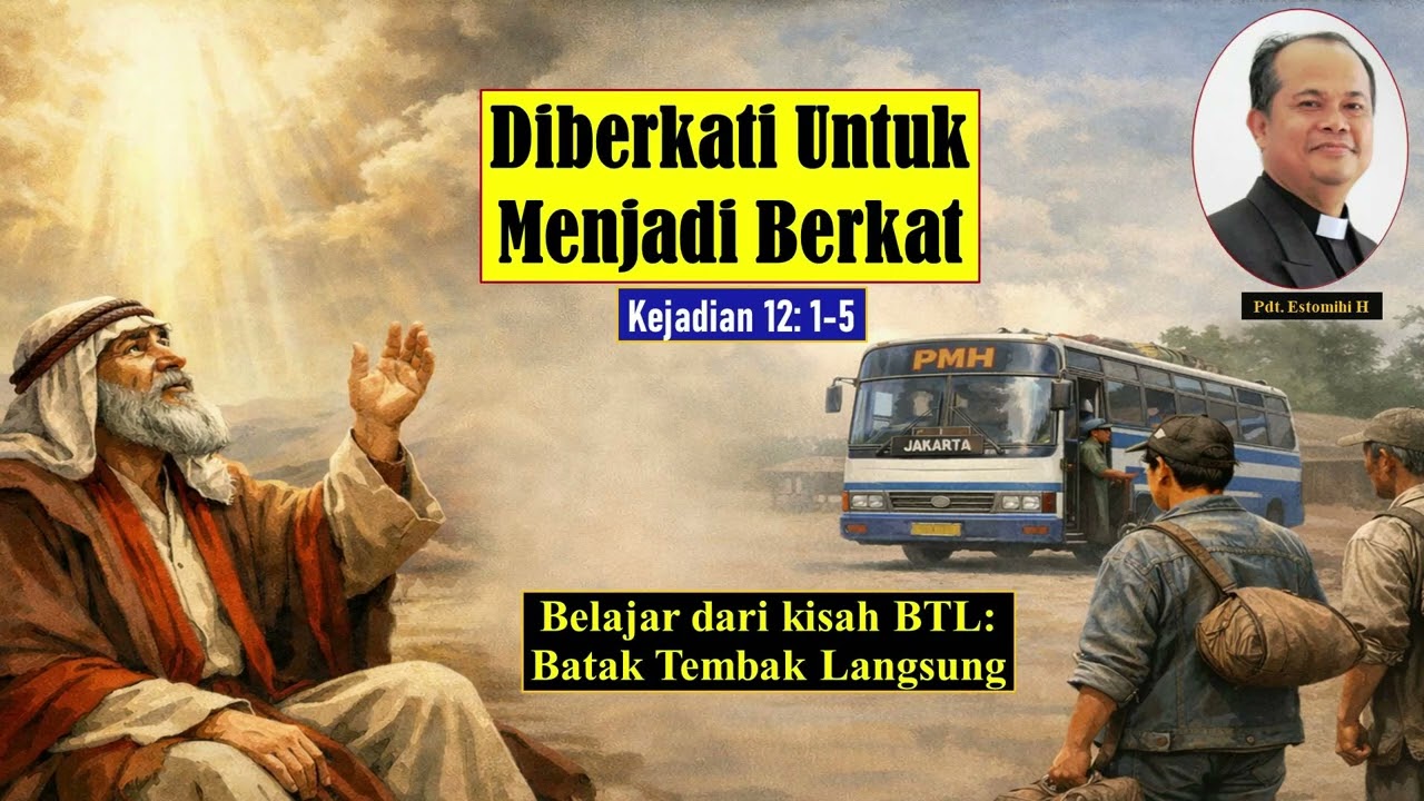 KEJADIAN 12 // MINGGU 08 PEBRUARI// MEMAHAMI PANGGILAN ABRAM DENGAN KISAH BTL: BATAK TEMBAK LANGSUNG