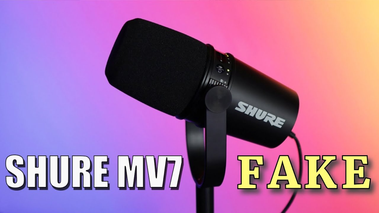 Is my new MV7 fake? : r/Shure