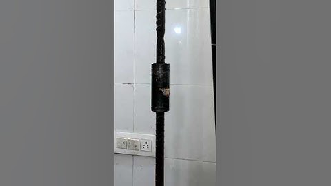 Test video of one touch rebar coupler      WeChat/WhatsApp:+86 18873584450