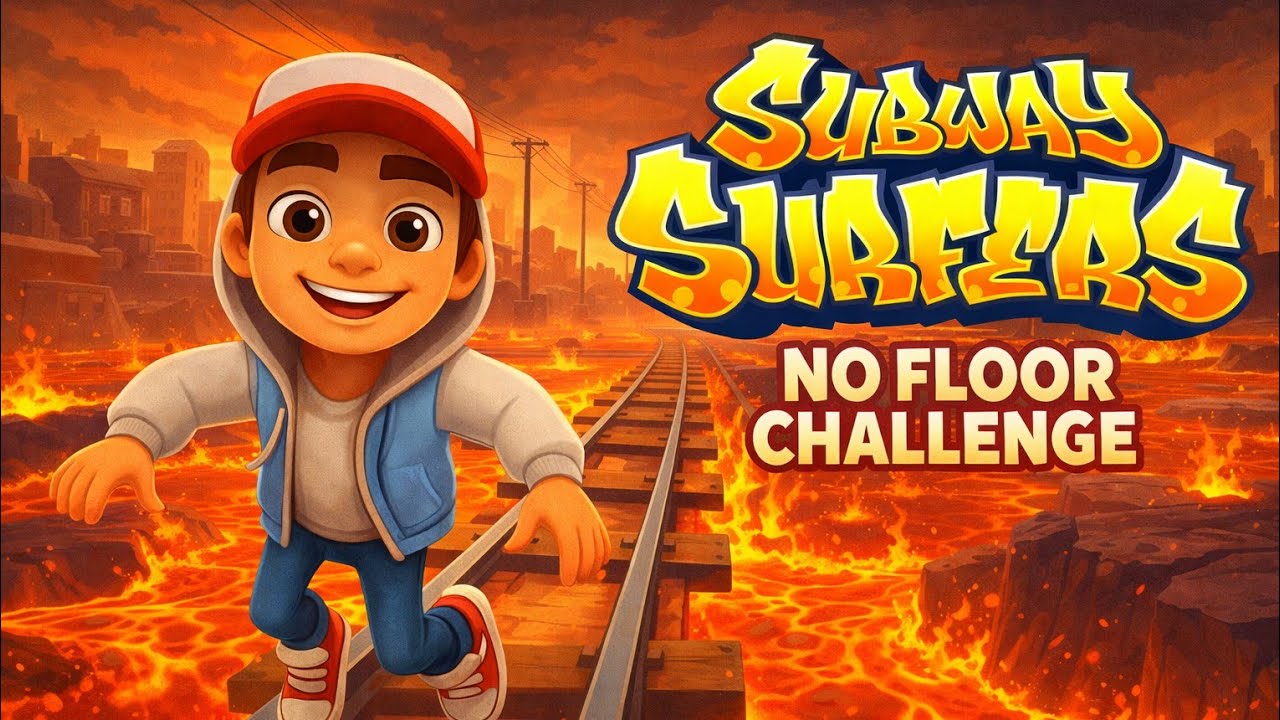 5 Minutes Of Subway Surfers No Floor Challenge| Floor Is Lava | Subway Playz
