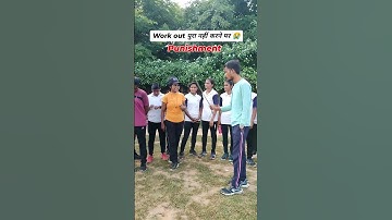 Punishment 😭#workout #reels #running #shortvideo #video