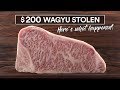 $200 Wagyu Steak STOLEN! Here's what happened!