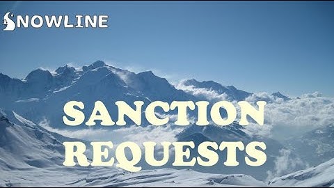 Annual Sanction Request