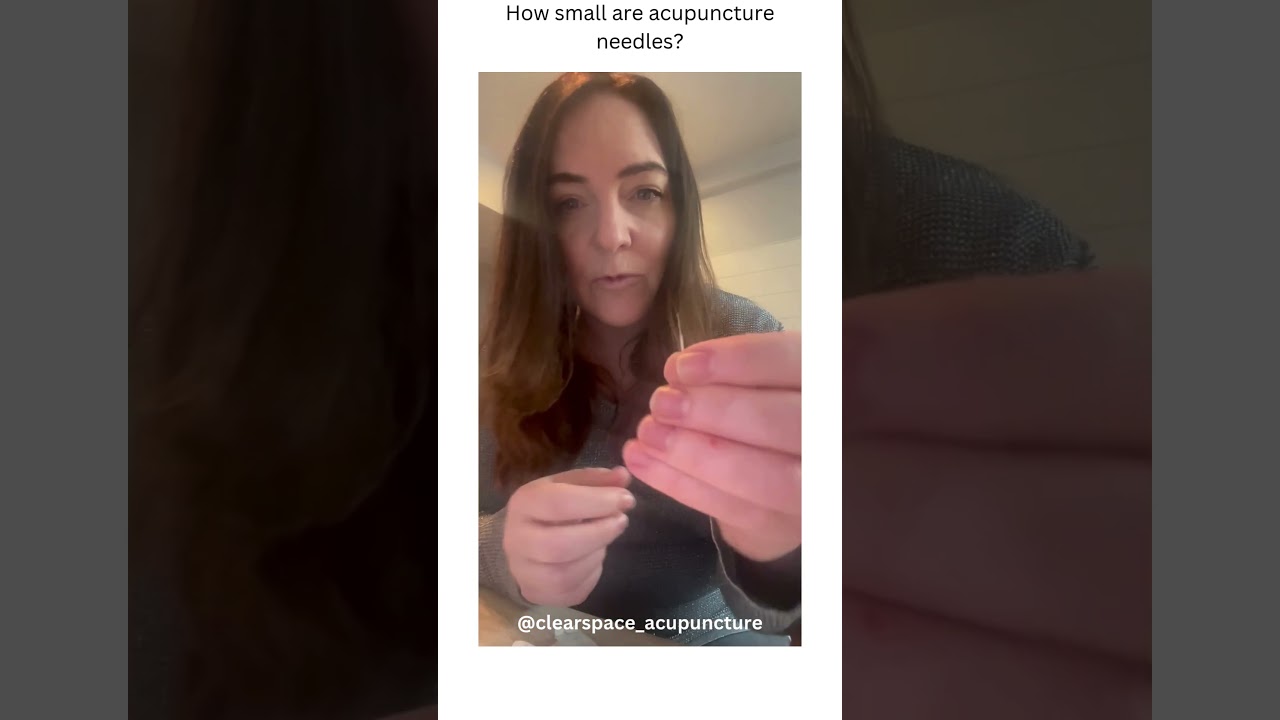 What are acupuncture needles like?  I give a demonstration!