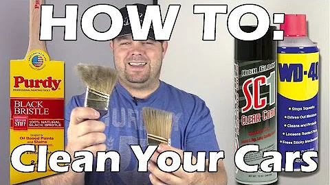 HOW TO VIDEO: How I Clean My R/C Cars!