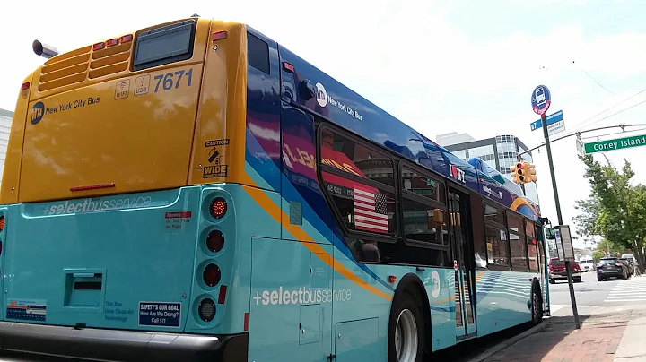 MTA Exclusive! 2018 New Flyer Xcelsior XD40 #7671 laying over @ the B7 Terminal