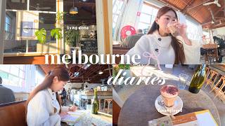 melbourne vlog 🍪🥛 | living alone, funemployed, solo dates & early spring outfits