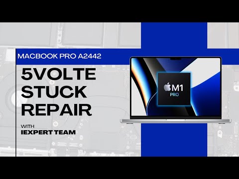 MacBook M1 Pro A2442 Dead Stuck at 5V: Complete Repair Process! #macbookrepair