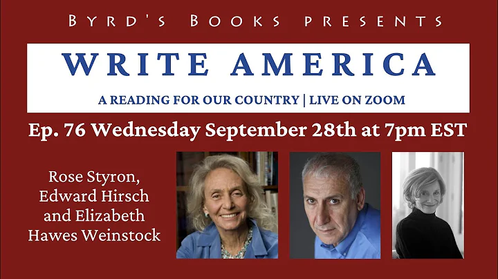 A Special Episode of Write America (76) : Rose Sty...