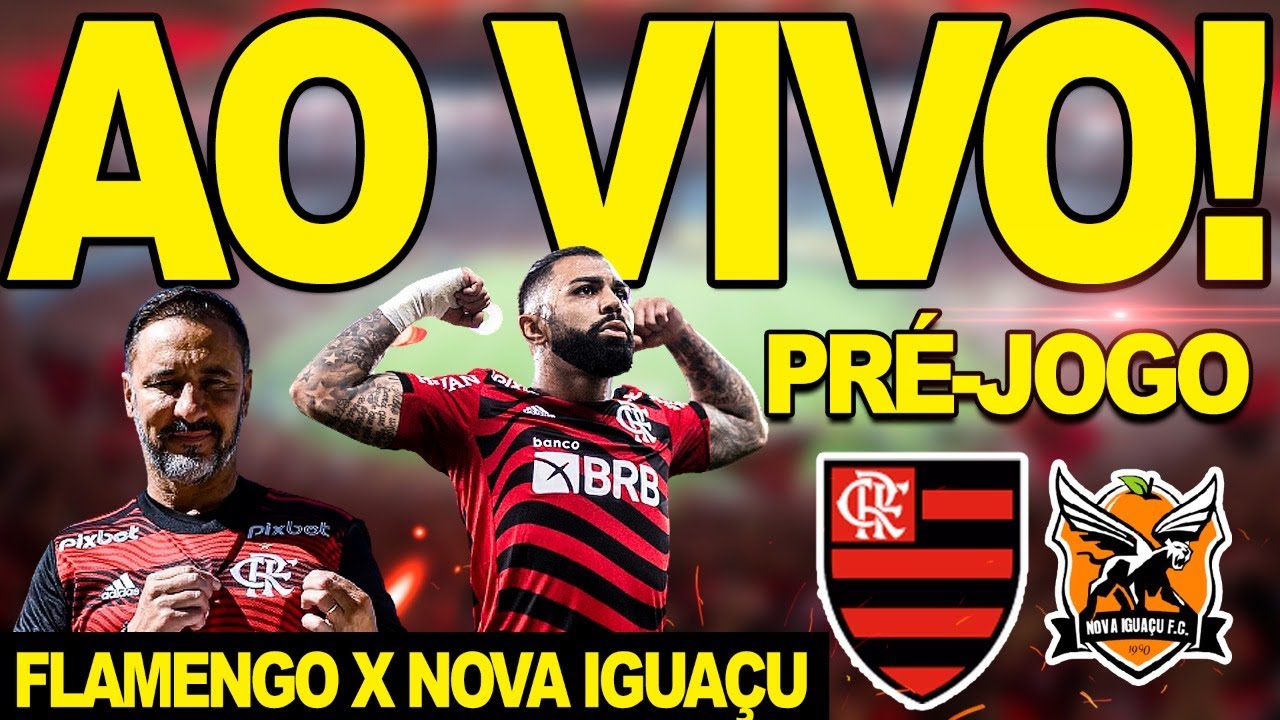 Flamengo E Nova Iguacu Campeonato Carioca Ao Vivo Escalacao De Vitor Pereira Bastidores Do Mengao E Youtube