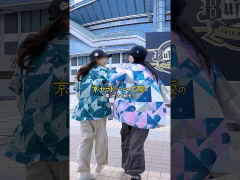 野球を知らなくても楽しめる空間⚾️✨#野球観戦 #京セラドーム大阪 #オリックス #shorts