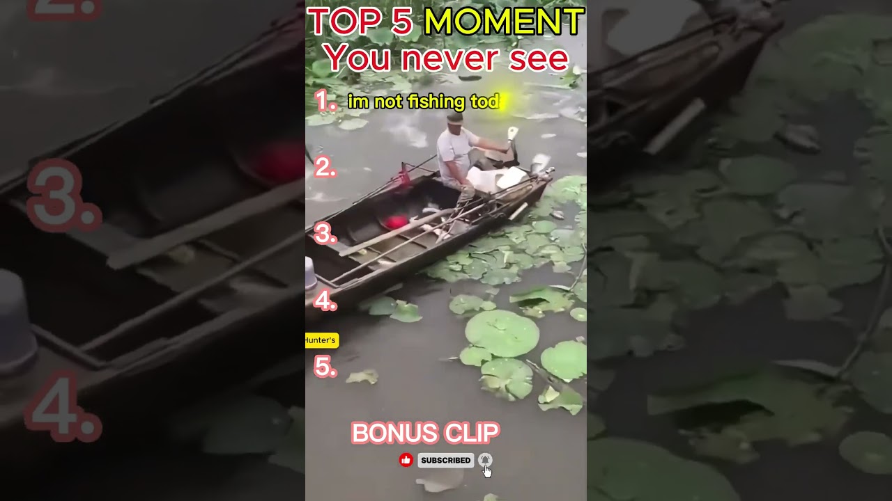 When Fish Meet Fisherman | top 5 best moment