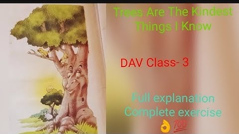 DAV Class 3, English, Trees
