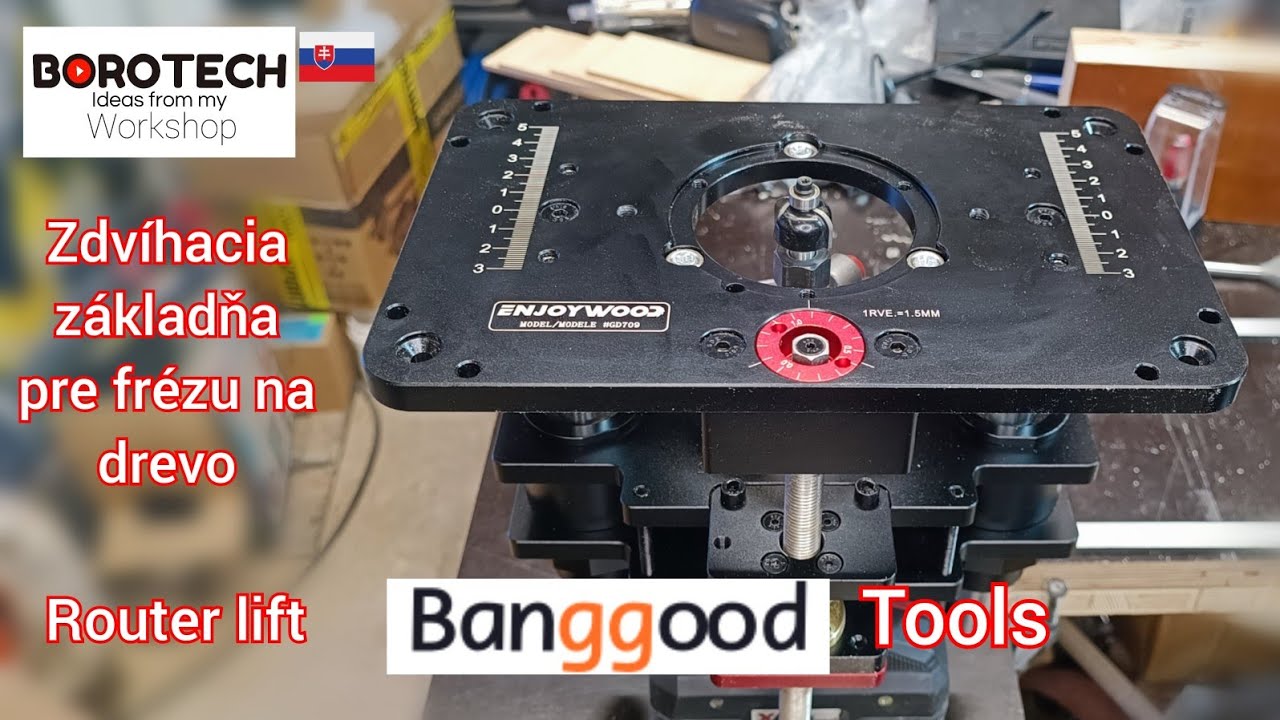Enjoywood GD709a Router jack that will save you time and nerves