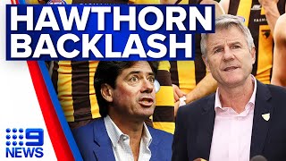 AFL terminates investigation into alleged racism at Hawthorn Football Club | 9 News Australia