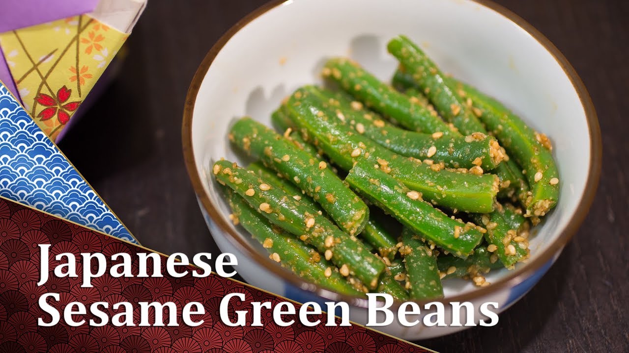 Sesame Green Beans Recipe - Cooking Japanese