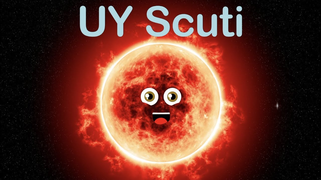 Stars For Kids Uy Scuti Stars Largest Star In The Milky Way Galaxy Youtube