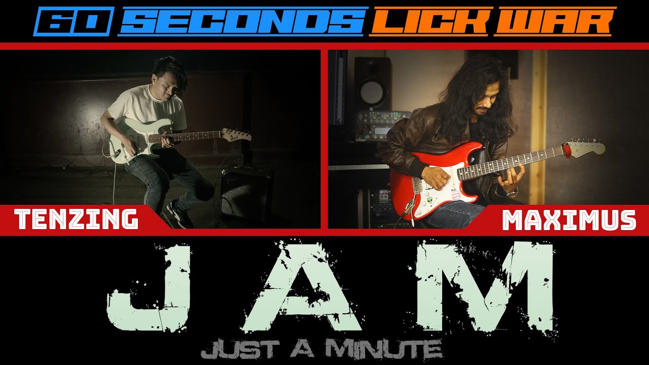 JAM 60 SECONDS LICK WAR # 5 feat Tenzing Gurung @theaftermathdarjeeling  & Bijay Maximus