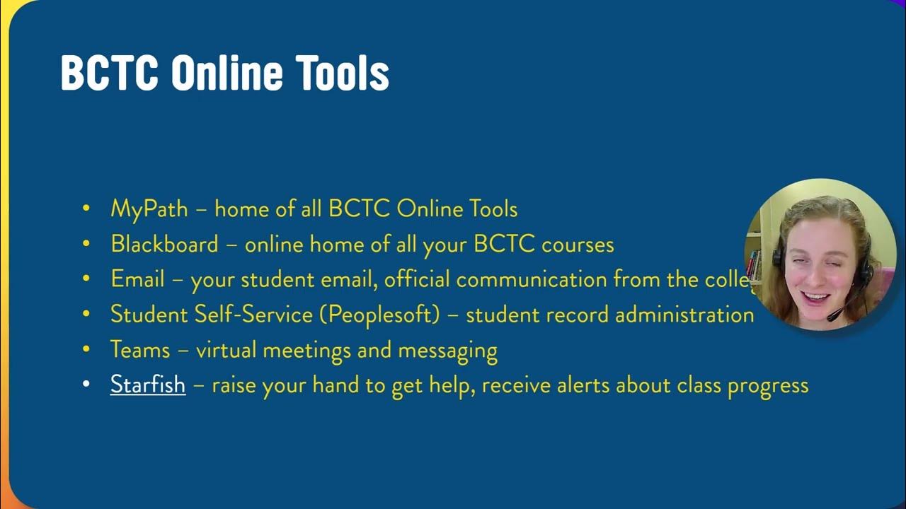 BCTC Online Learner Orientation YouTube