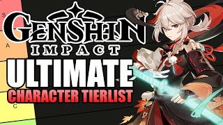 THE MOST UP TO DATE GENSHIN IMPACT CHARACTER TIER LIST | MOBILE, CONSOLE & PC