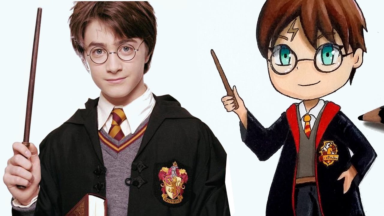 ⁣Comment dessiner Harry potter en version Chibi [Tutoriel]