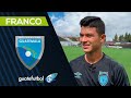 Para Jonathan Franco es un sueño cumplido estar en la Selección Mayor de Guatemala