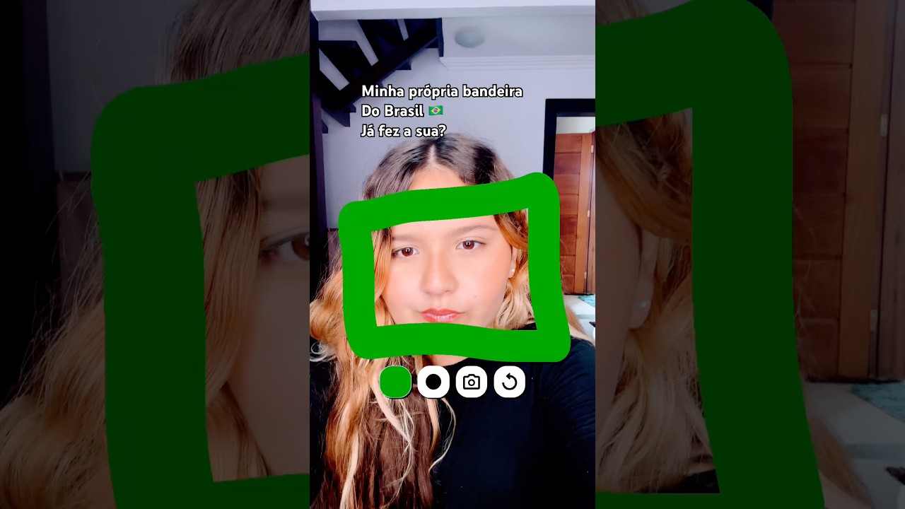 Minha própria bandeira do Brasil!! #viralvideo #funil #comedia #brasil