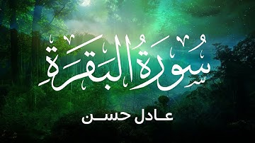 سورة البقرة لطرد الشياطين من منزلك وللبركة في الرزق وتيسير الامور القارئ عادل حسن