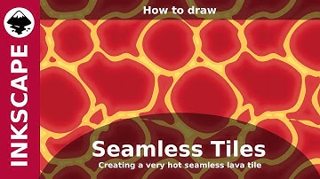 Inkscape Tutorial: How to draw seamless tiles [Subtitled]