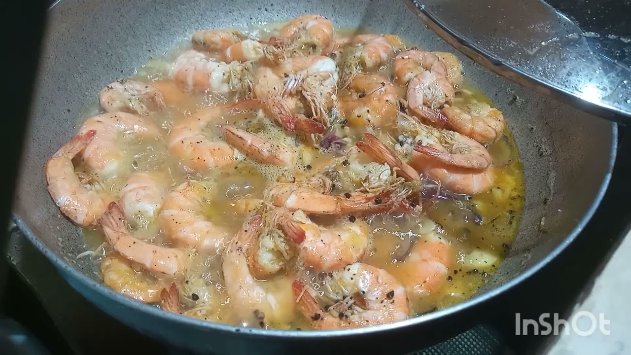 Spicy buttered shrimp - YouTube
