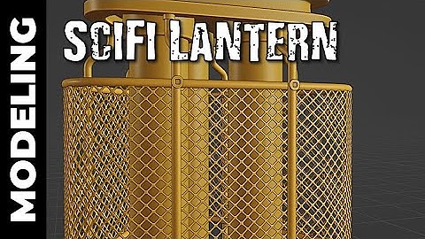 BLENDER: SCIFI LANTERN (PART 2)