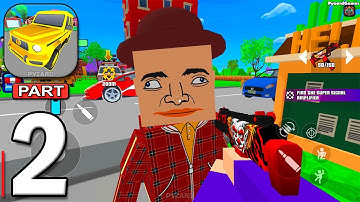 Gangs Wars: Pixel Shooter RP - Gameplay Walkthrough Part 2 - Pixel City Gang Wars (Android, iOS)