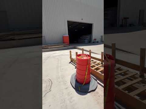 All done with this huge concrete project #constructionlife #concrete #broomfinish #mason