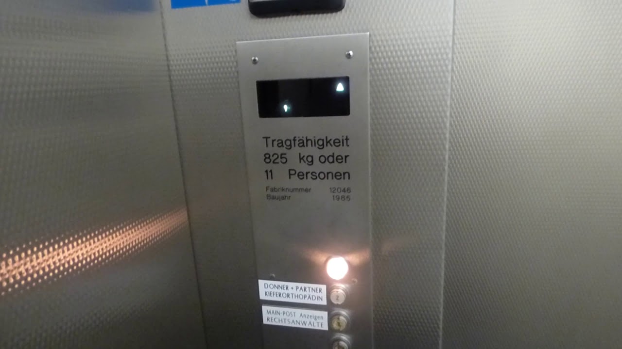 VINTAGE BAUER AUFZUG LIFT ELEVATOR - AMAZING MOTOR