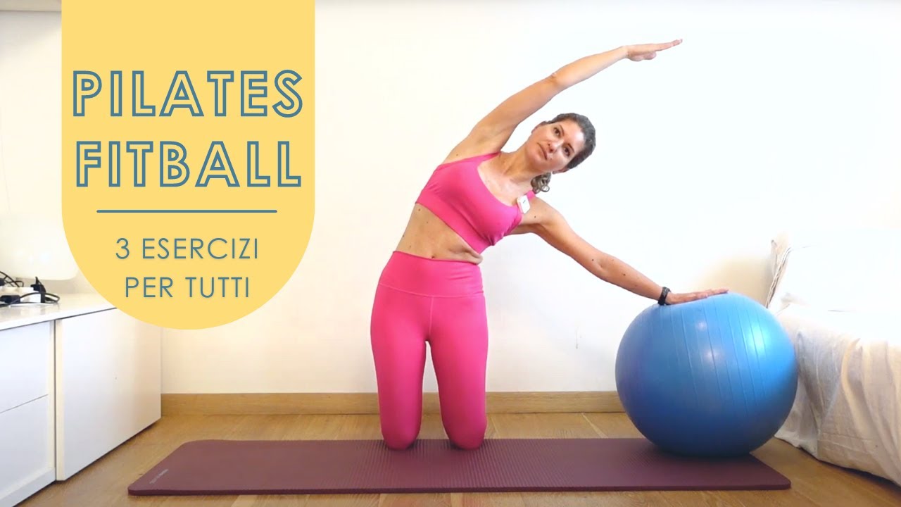 Palla Da Pilates Anti-scoppio 66 Cm | Fitball Con Rete Integrata E Struttura A Nido D'ape, Supporta 2200 Lbs, Viola, Con Pompa