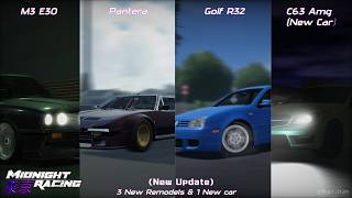 New Update: C63 AMG & 3 New Remodels | Midnight Racing: Tokyo (Roblox)