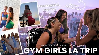 Weekend in LA 🌴 BRAND EVENT + GYM, GIRLS Vlog