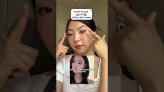 how to get soft k-beauty style brows 🎀🧸 #kbeauty #browtutorial