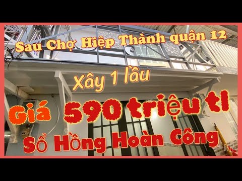 Video Nhà Sổ Hồng Hoàn Công sau chợ Hiệp Thành quận 12. Giá... - youtube