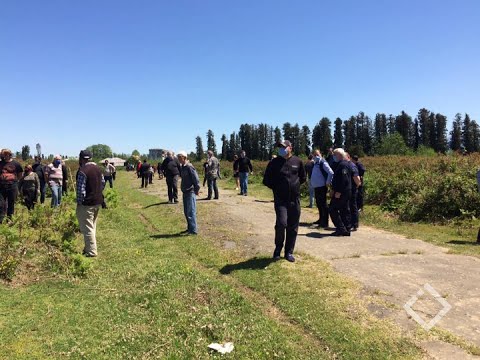 მიწების დროებით მფლობელობაში გადაცემის მოთხოვნით ქობულეთში აქცია გაიმართა