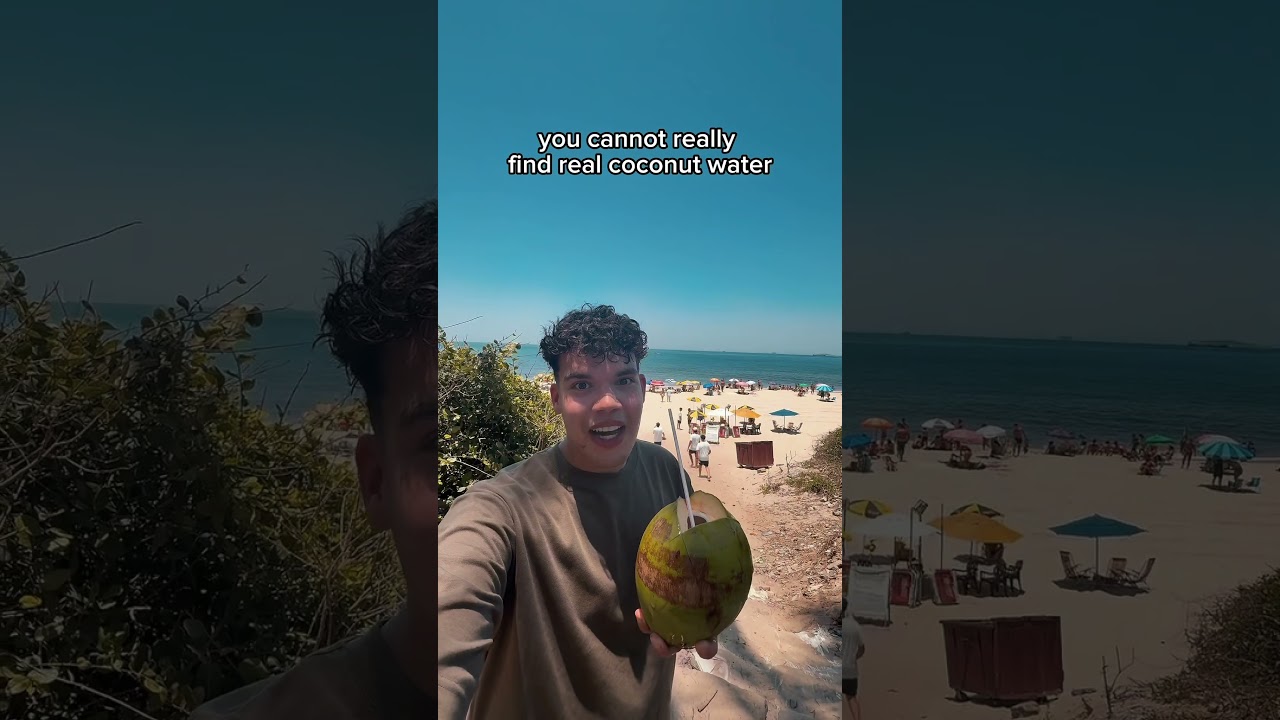 Things that I prefer in Brazil over the Netherlands: Coconut water edition! 