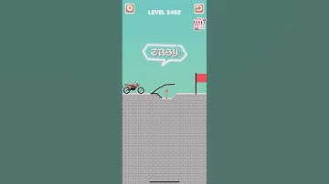 Draw bridge puzzle game level 2452 #drawing #game #Shorts