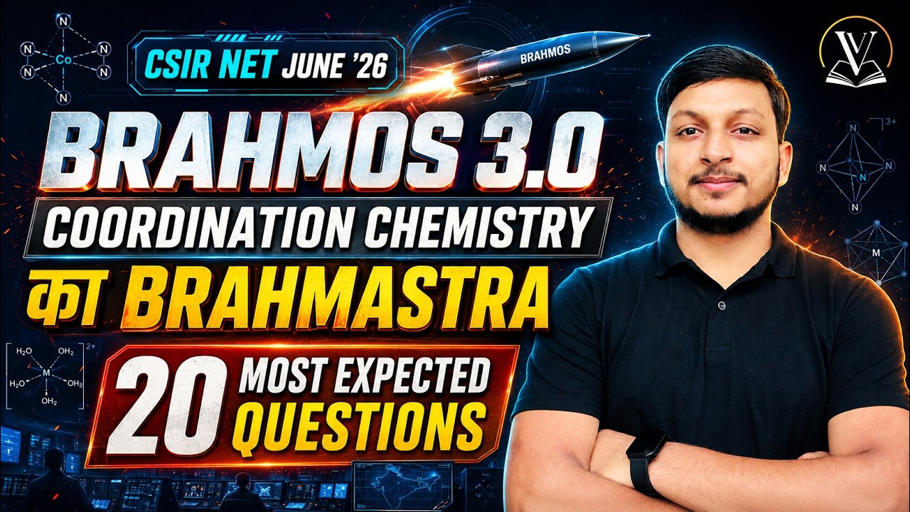 Coordination Chemistry Brahmastra | 20 Most Expected Questions| CSIR NET June 2026 BRAHMOS 3.O