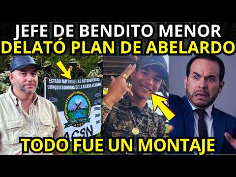 The head of Bendito Menor exposed Abelardo🚨It was all a setup🚨He deceived Colombia