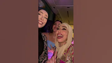منال حدلي و المؤثرات في حفل نحاح اخوها 