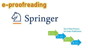 How to e-proof of your accepted article | Springer #eproof-reading |  Dr. Asif Mol. Biology