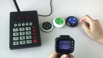 Kitchen call waiter system K-999+K 300PLUS+BUTTON K001 0001